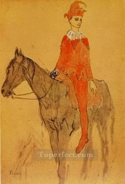 Arlequín a caballo 1905 cubista Pablo Picasso Pinturas al óleo
